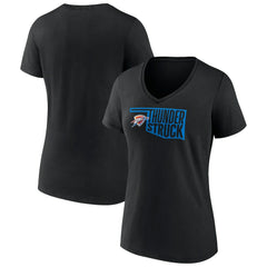 NBA Oklahoma City Thunder Women's Team Pride V-Neck T-Shirt sale
