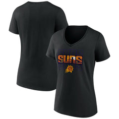 NBA Phoenix Suns Women's Announcer V-Neck T-Shirt