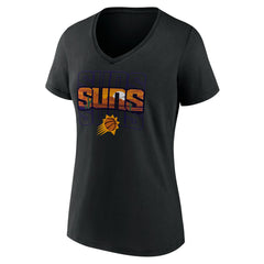 NBA Phoenix Suns Women's Announcer V-Neck T-Shirt