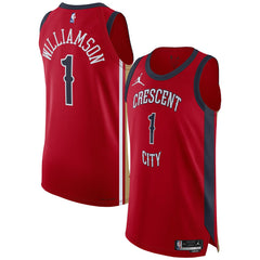 NBA Zion Williamson New Orleans Pelicans Jordan Brand Authentic Jersey
