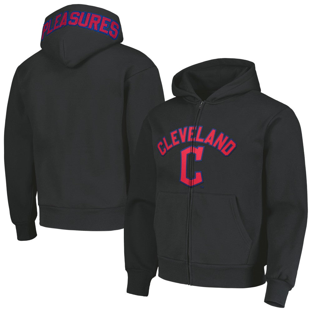 MLB Cleveland Guardians PLEASURES Opening Day Full-Zip Hoodie