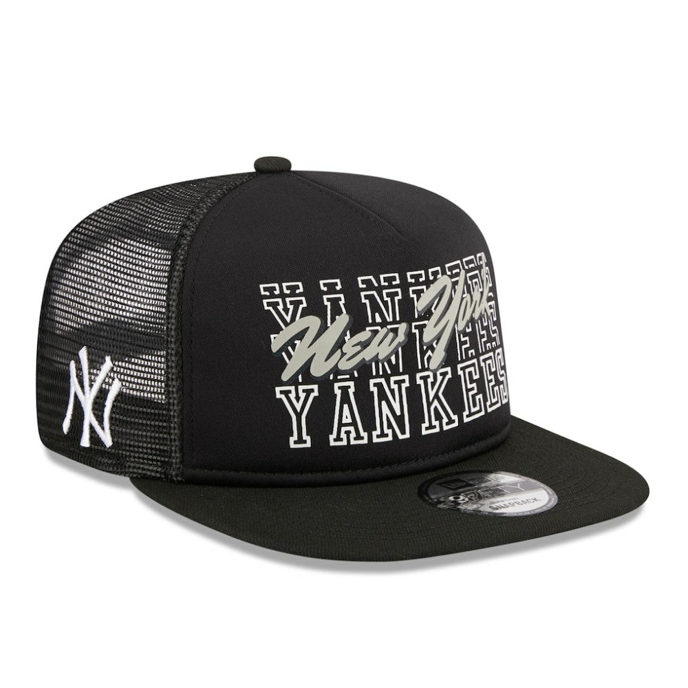 MLB New York Yankees New Era Street Team A-Frame Trucker 9FIFTY Snapback Hat