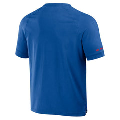 NFL x Darius Rucker Collection Washed Raglan Henley T-Shirt - Buffalo Bills