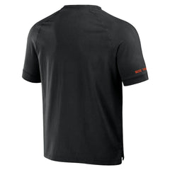 NFL x Darius Rucker Collection Washed Raglan Henley T-Shirt - Cincinnati Bengals