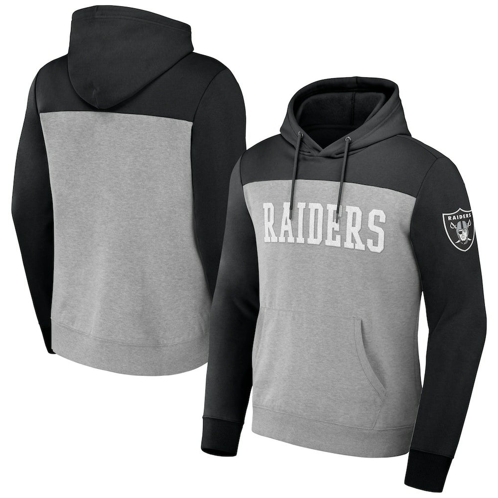 NFL x Darius Rucker Collection Color Blocked Pullover Hoodie - Las Vegas Raiders