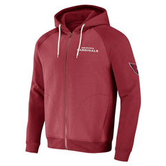 NFL x Darius Rucker Collection Raglan Full-Zip Hoodie - Arizona Cardinals