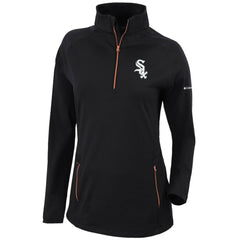 MLB Chicago White Sox Columbia Women's Omni-Wick Outward Nine Quarter-Zip Pullover Top