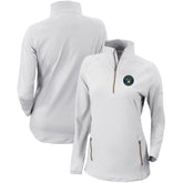 MLB Milwaukee Brewers Columbia Women's Omni-Wick Outward Nine Quarter-Zip Pullover Top