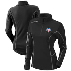 MLB Chicago Cubs Columbia Women's Omni-Wick Shotgun Quarter-Zip Pullover Top