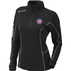 MLB Chicago Cubs Columbia Women's Omni-Wick Shotgun Quarter-Zip Pullover Top