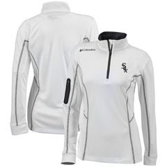 MLB Chicago White Sox Columbia Women's Omni-Wick Shotgun Quarter-Zip Pullover Top