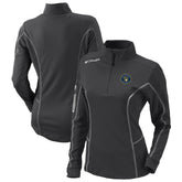 MLB Milwaukee Brewers Columbia Women's Omni-Wick Shotgun Quarter-Zip Pullover Top
