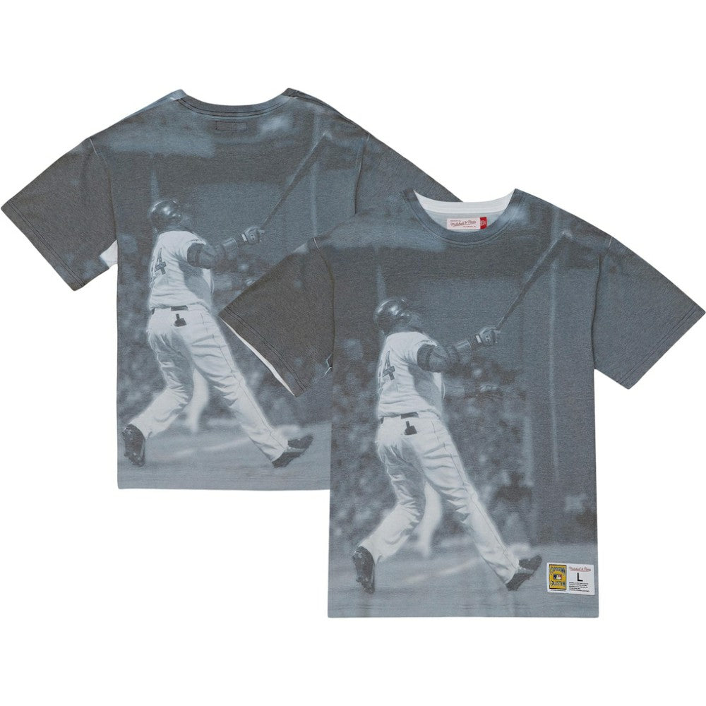 MLB David Ortiz Boston Red Sox Mitchell & Ness Cooperstown Collection Highlight Sublimated Player Graphic T-Shirt
