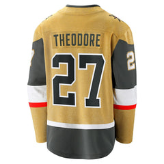 NHL Gold Shea Theodore Vegas Golden Knights Fanatics Home Breakaway Jersey