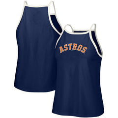 MLB Houston Astros Lusso Women's Nadine Halter Tank Top