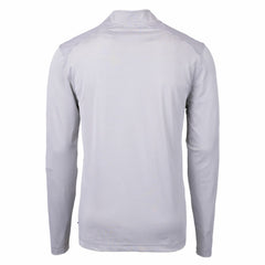 MLB Kansas City Royals Cutter & Buck Virtue Eco Pique Micro Stripe Recycled Quarter-Zip Pullover Top
