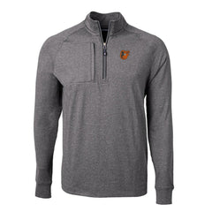MLB Baltimore Orioles Cutter & Buck Adapt Eco Knit Stretch Recycled Quarter-Zip Pullover Top