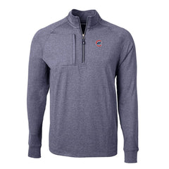 MLB Chicago Cubs Cutter & Buck Adapt Eco Knit Stretch Recycled Quarter-Zip Pullover Top