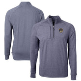 MLB Milwaukee Brewers Cutter & Buck Adapt Eco Knit Stretch Recycled Quarter-Zip Pullover Top