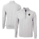 MLB Milwaukee Brewers Cutter & Buck Adapt Eco Knit Stretch Recycled Quarter-Zip Pullover Top