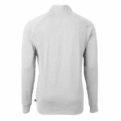 MLB Milwaukee Brewers Cutter & Buck Adapt Eco Knit Stretch Recycled Quarter-Zip Pullover Top