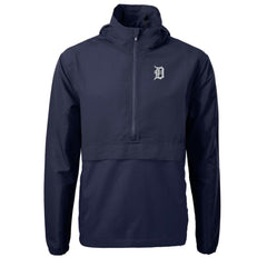 MLB Detroit Tigers Cutter & Buck Charter Eco Recycled Half-Zip Anorak Jacket