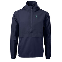 MLB Seattle Mariners Cutter & Buck Charter Eco Recycled Half-Zip Anorak Jacket