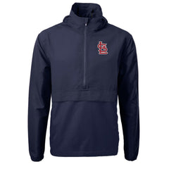 MLB St. Louis Cardinals Cutter & Buck Charter Eco Recycled Half-Zip Anorak Jacket