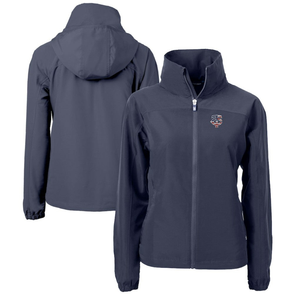 MLB Minnesota Twins Cutter & Buck Women's Charter Eco Recycled Full-Zip Jacket