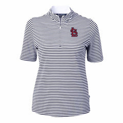 MLB St. Louis Cardinals Cutter & Buck Women's Virtue Eco Pique Stripe Top