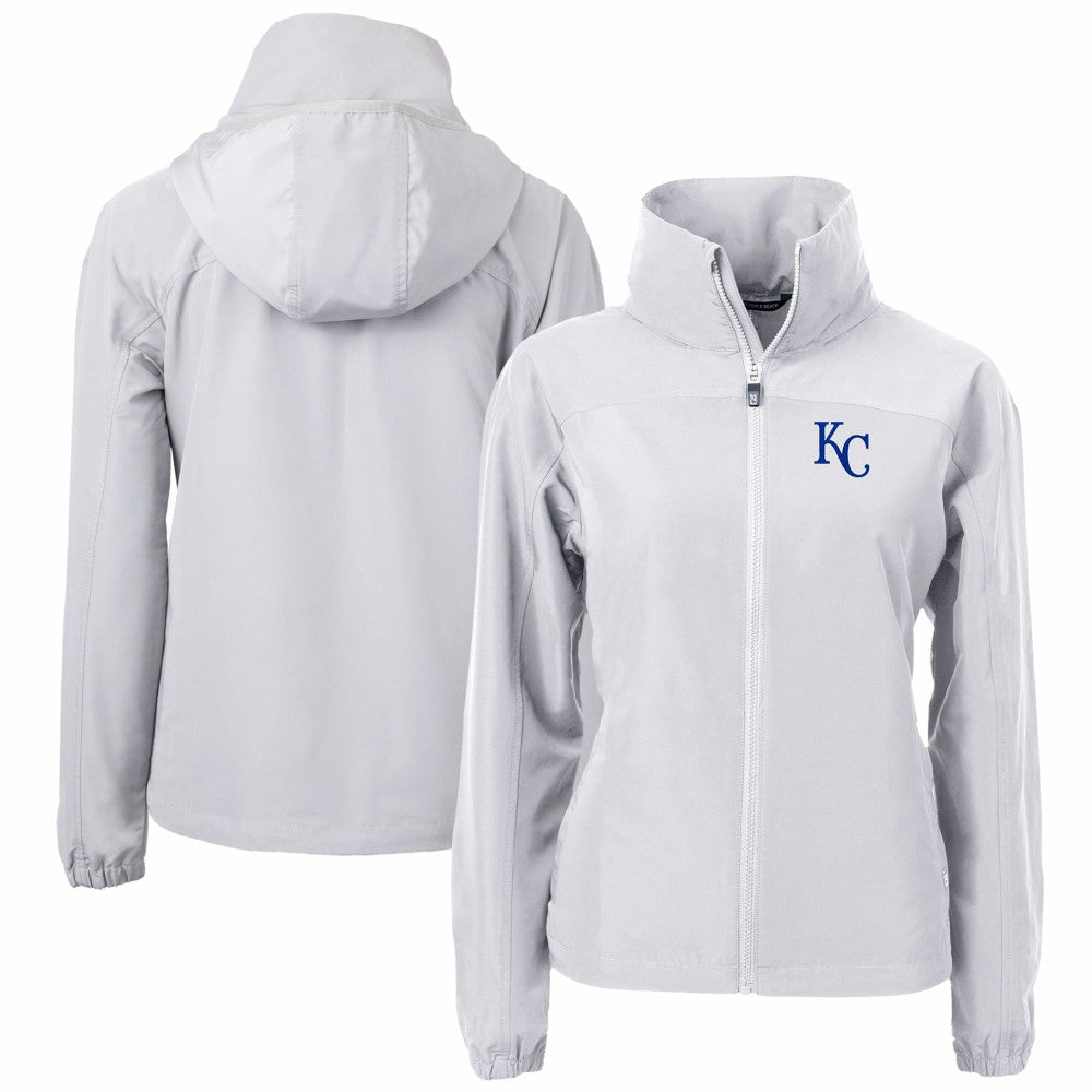 MLB Kansas City Royals Cutter & Buck Women's Charter Eco Recycled Full-Zip Jacket