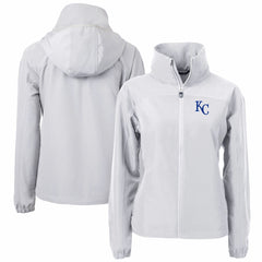 MLB Kansas City Royals Cutter & Buck Women's Charter Eco Recycled Full-Zip Jacket