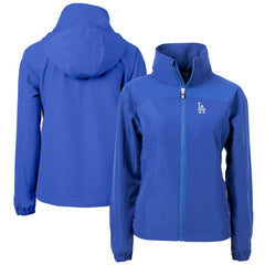 MLB Los Angeles Dodgers Cutter & Buck Women's Charter Eco Recycled Full-Zip Jacket