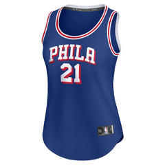 NBA Joel Embiid Philadelphia 76ers Women's Fast Break Player Jersey