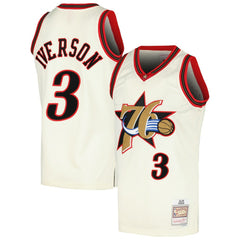 NBA Allen Iverson Philadelphia 76ers Chainstitch Swingman Jersey
