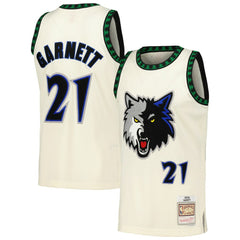 NBA Kevin Garnett Minnesota Timberwolves Chainstitch Swingman Jersey