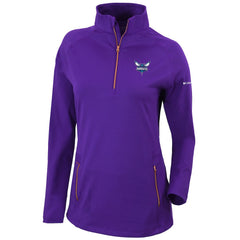 NBA Charlotte Hornets Women's Omni-Wick Outward Nine Quarter-Zip Pullover Top