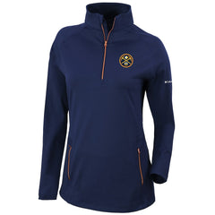 NBA Denver Nuggets Women's Omni-Wick Outward Nine Quarter-Zip Pullover Top sale