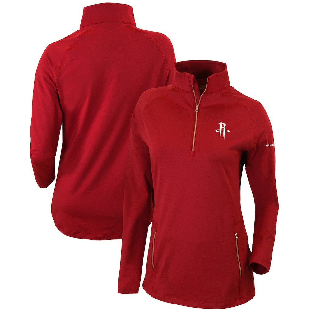 NBA Houston Rockets Women's Omni-Wick Outward Nine Quarter-Zip Pullover Top sale