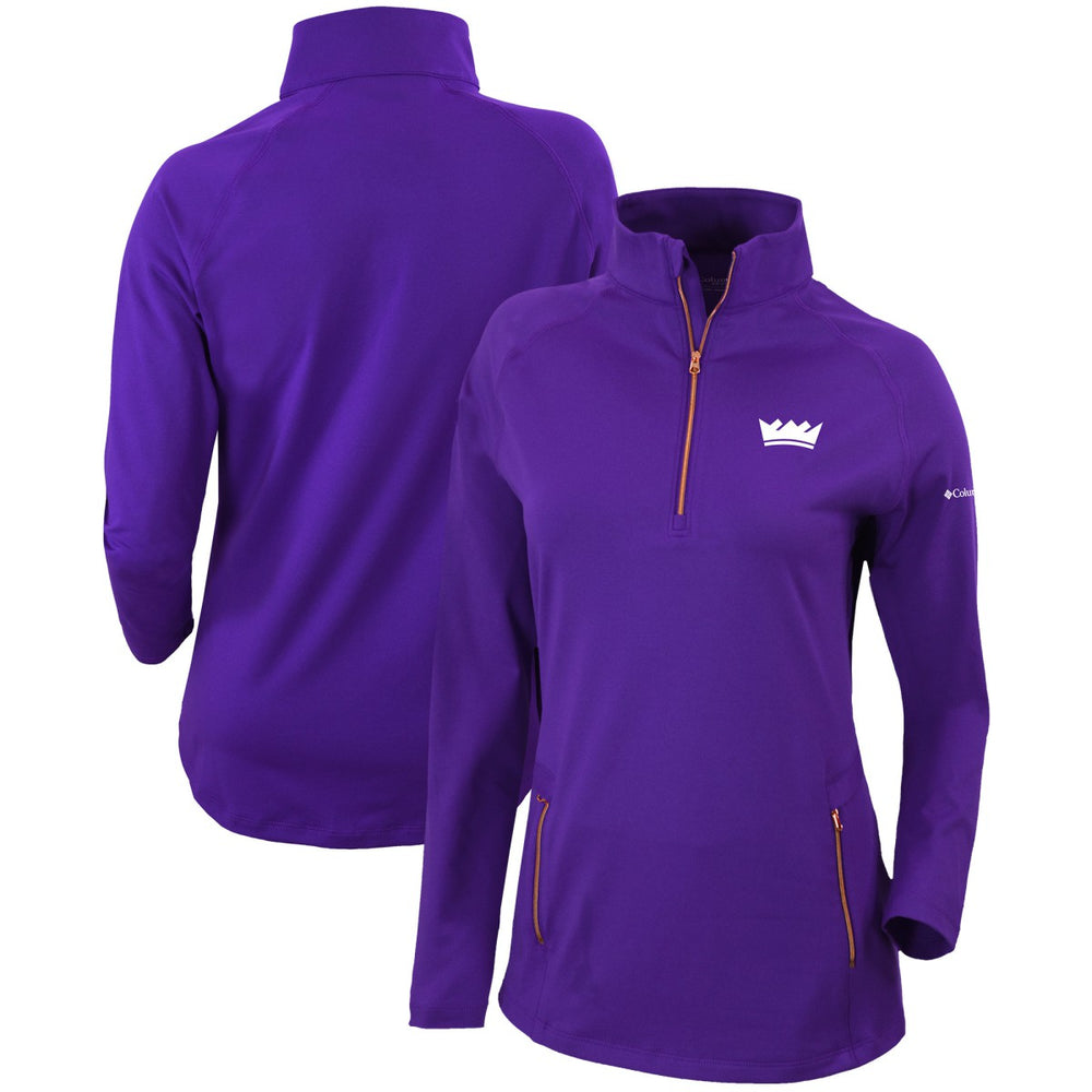 NBA Sacramento Kings Women's Omni-Wick Outward Nine Quarter-Zip Pullover Top