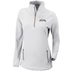 NBA San Antonio Spurs Women's Omni-Wick Outward Nine Quarter-Zip Pullover Top