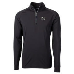 Cutter & Buck Helmet Adapt Eco Knit Stretch Recycled Quarter-Zip Pullover Top - Pittsburgh Steelers