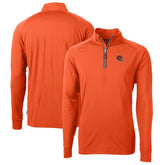 Cutter & Buck Helmet Adapt Eco Knit Stretch Recycled Quarter-Zip Pullover Top - Cincinnati Bengals