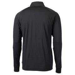 Cutter & Buck Helmet Adapt Eco Knit Stretch Recycled Quarter-Zip Pullover Top - Washington Commanders