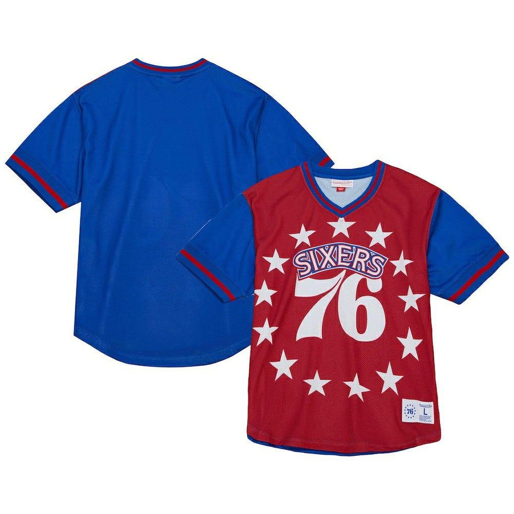 NBA Philadelphia 76ers Jumbotron 3.0 Mesh V-Neck T-Shirt