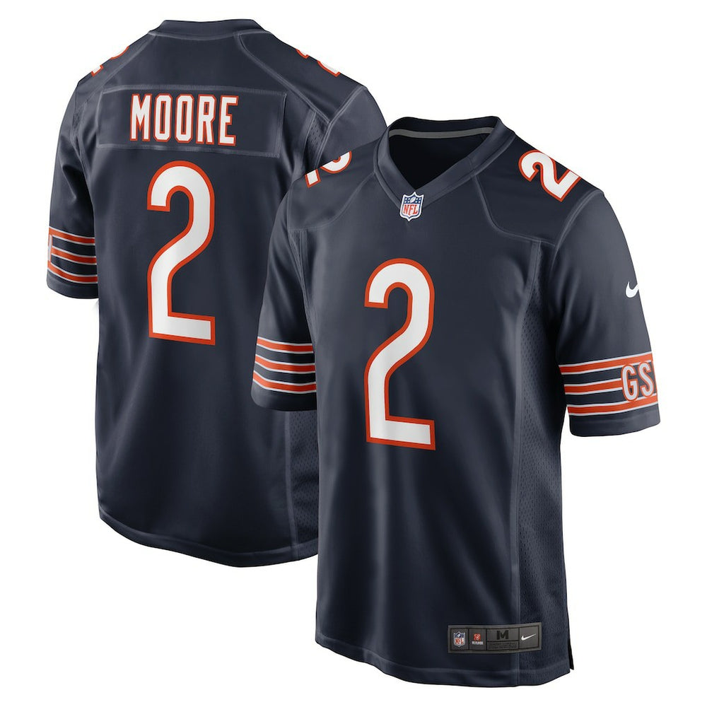 D.J. Moore Team Color Game Jersey - Chicago Bears