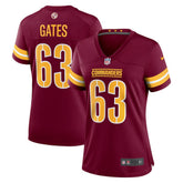 Nick Gates Women's Game Player Jersey - Washington Commanders