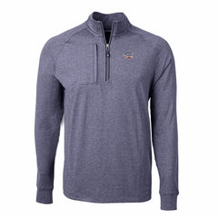 MLB Cincinnati Reds Cutter & Buck Americana Logo Big & Tall Adapt Eco Knit Stretch Recycled Quarter-Zip Pullover Top