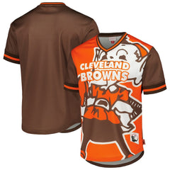 Jumbotron 3.0 Mesh V-Neck T-Shirt - Cleveland Browns