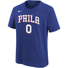 NBA Tyrese Maxey Philadelphia 76ers Youth Icon Name & Number T-Shirt